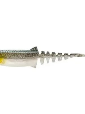 Aktuální Savage Gear Gumová Nástraha Cannibal Minnow V-Tail Green Silver - 12,5 cm 12,8 g