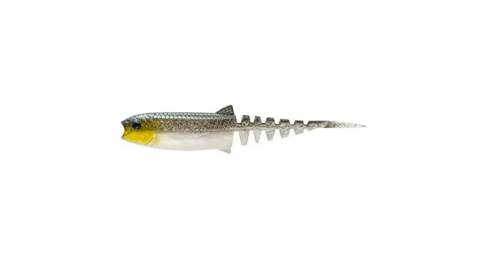 Aktuální Savage Gear Gumová Nástraha Cannibal Minnow V-Tail Green Silver - 12,5 cm 12,8 g