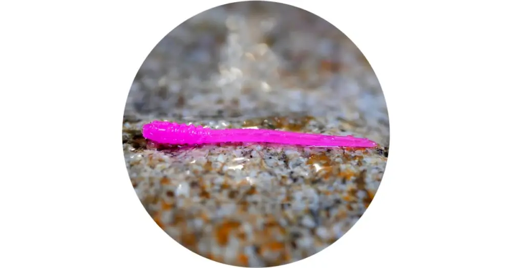RedBass Gumová Nástraha Micro Tail Signal Pink UV COLOR - S 48 mm Originální