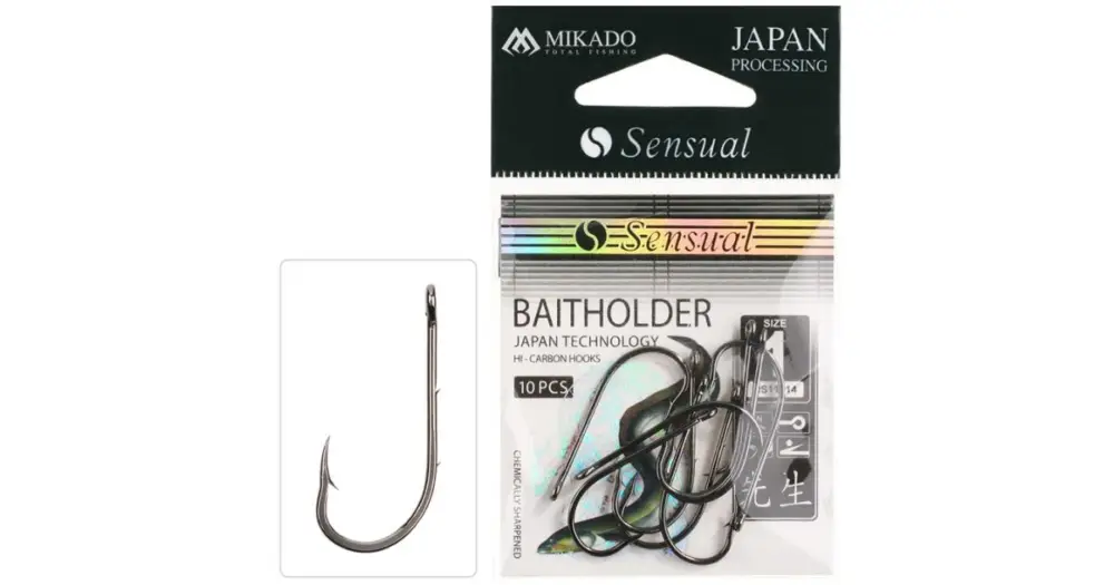 Mikado Háčky Sensual Baitholder BN 10 ks - 2/0 Finální Výprodej