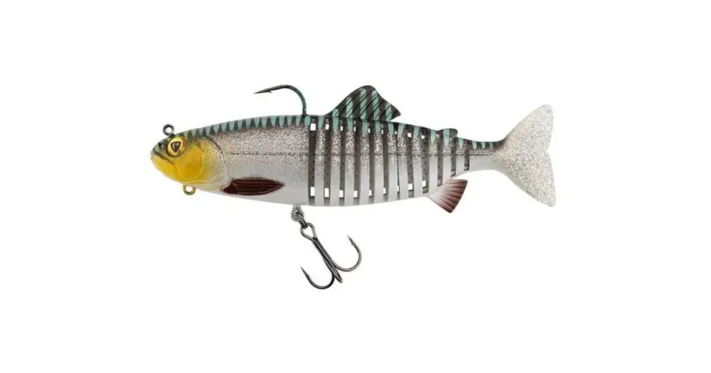 Fox Rage Gumová Nástraha Jointed Replicant Silver Halo - 18 cm 80 g Cenový Hit