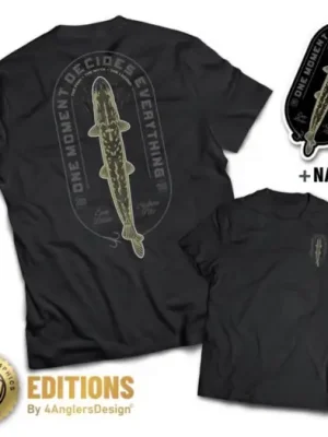 4ANGLERSDESIGN Tričko One Moment Decides Everything - XXXL Sleva