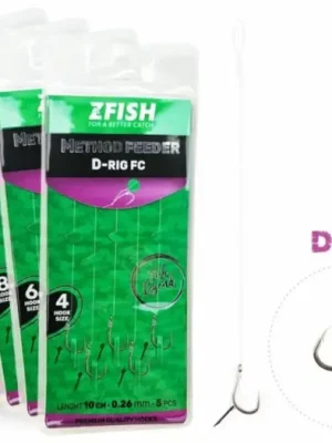 Zfish Návazec Method Feeder D-Rig 10 cm 5 ks Výhodná Nabídka