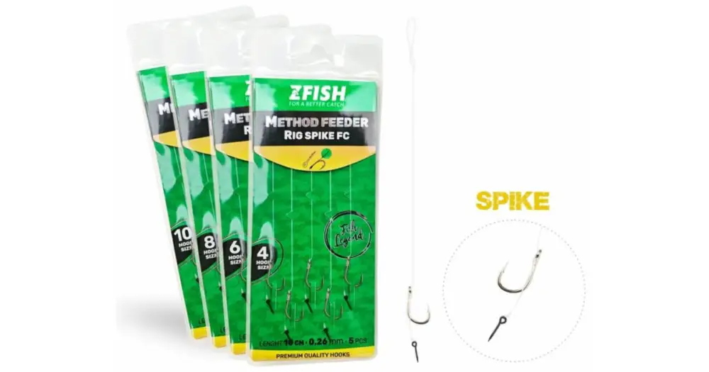 Vrácení Zdarma Zfish Návazec Method Feeder Rig Spike FC 10 cm 5 ks