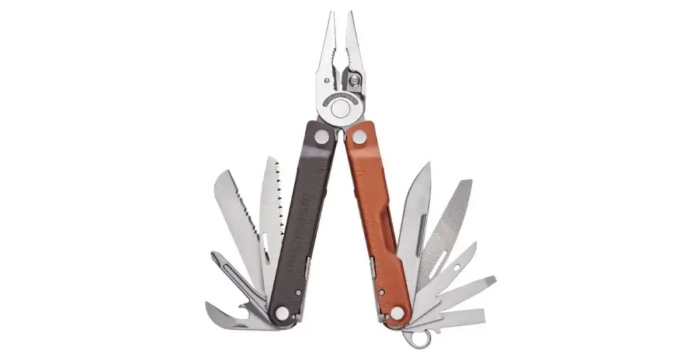 Levný Leatherman Nůž Multitool Rebar Heathered Burnt Sienna/Stealth