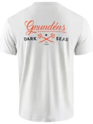 Akce Grundéns Tričko Dark Seas X Grundens Common Bond SS T-Shirt Oyster - M