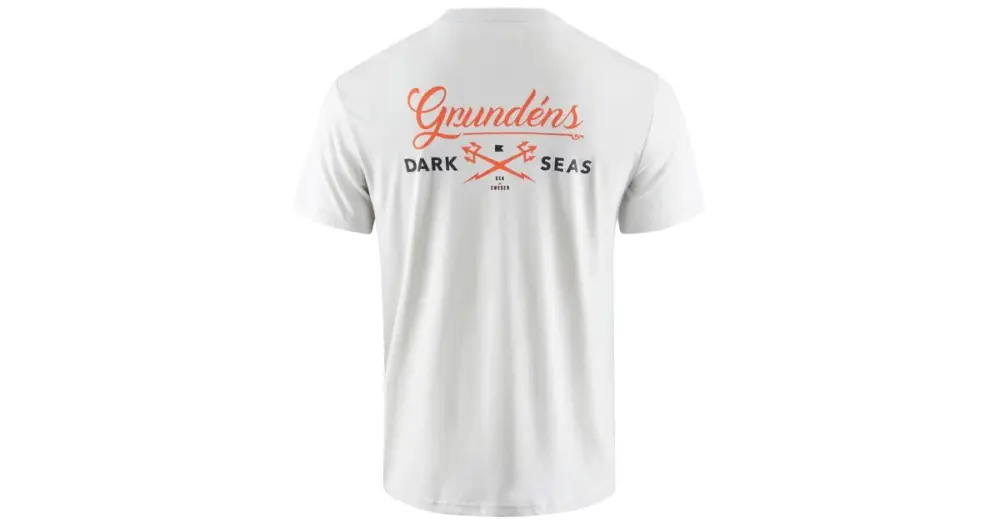 Akce Grundéns Tričko Dark Seas X Grundens Common Bond SS T-Shirt Oyster - M