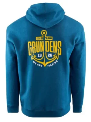 Aktuální Grundéns Mikina Displacement DWR Hoodie Anchor Navy Heater - XXL