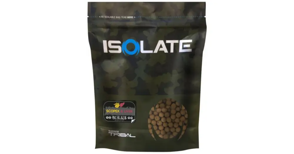 Shimano Boilie Isolate Scopex Liver - 20 mm 3 kg Nakupujte Hned