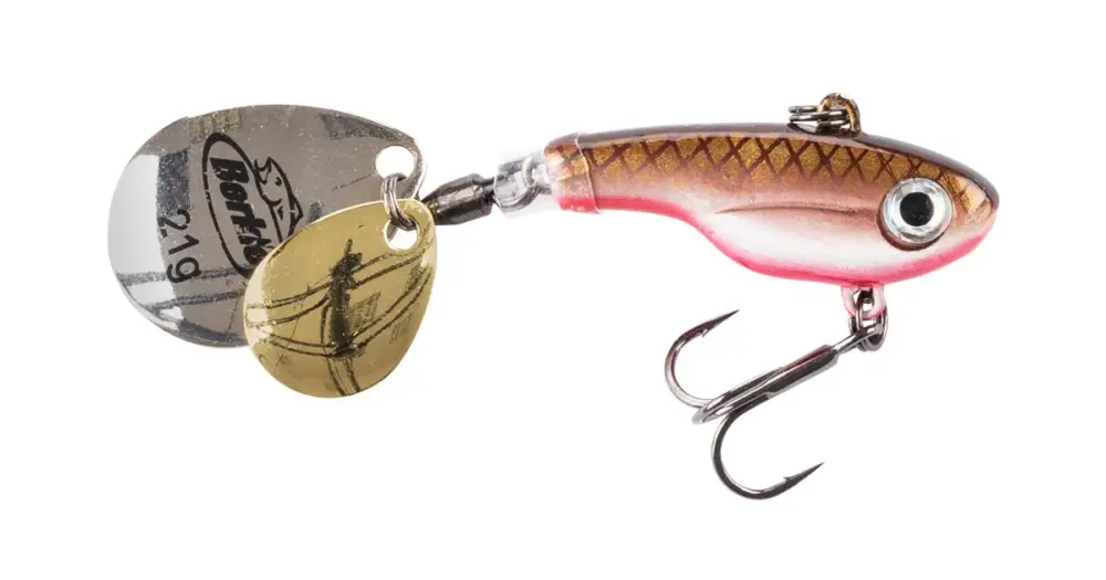 Berkley Nástraha Pulse Spintail Black n Red - 5 cm 5 g Akční Nabídka