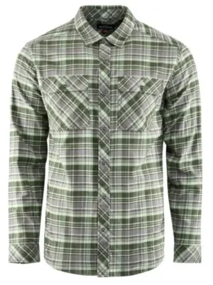 Aktuální Grundéns Košile Dungeness Seawool Flannel Shirt Grass - XXL
