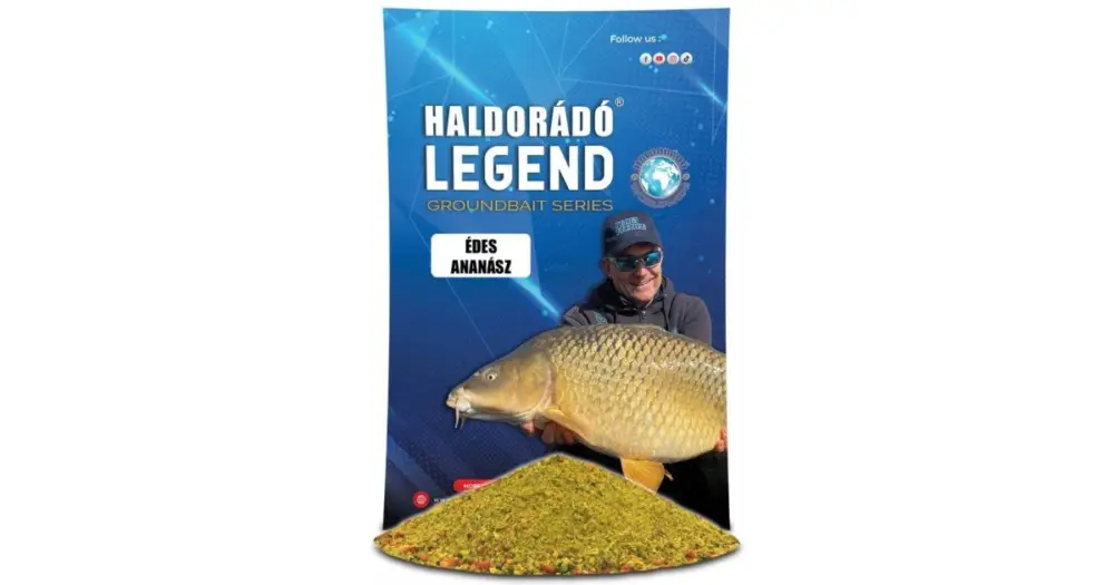 Nakupujte Hned Haldorádó Krmítková Směs Legend Groundbait 800 g - Sladký Ananas