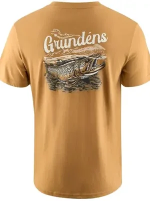 Zlevněný Grundéns Tričko Leroy Brown SS T-Shirt Whiskey - L