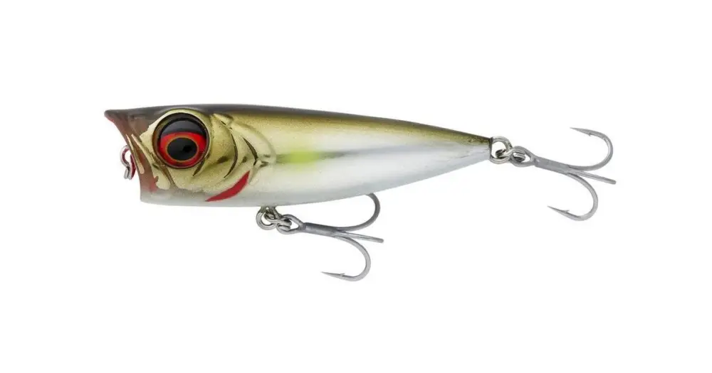 Savage Gear Wobler Micro Popper Mirror Ayu - 5,5 cm 5,4 g Vrácení Zdarma