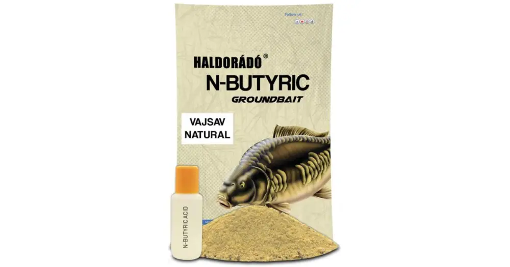 Nová Kolekce Haldorádó Krmítková Směs N-Butyric Groundbait Kyselina Máselná 800 g + 50 ml Aroma