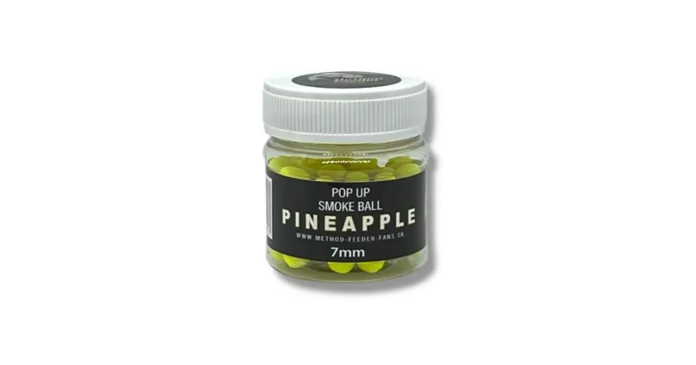 Nízká Cena Method Feeder Fans Plovoucí Boilies Pop Up Smoke Ball 7 mm 50 ml - Ananas