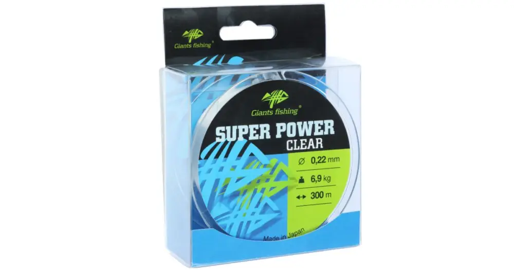 Zlevněný Giants Fishing Vlasec Super Power Clear 300 m - 0,28 mm 10,8 kg