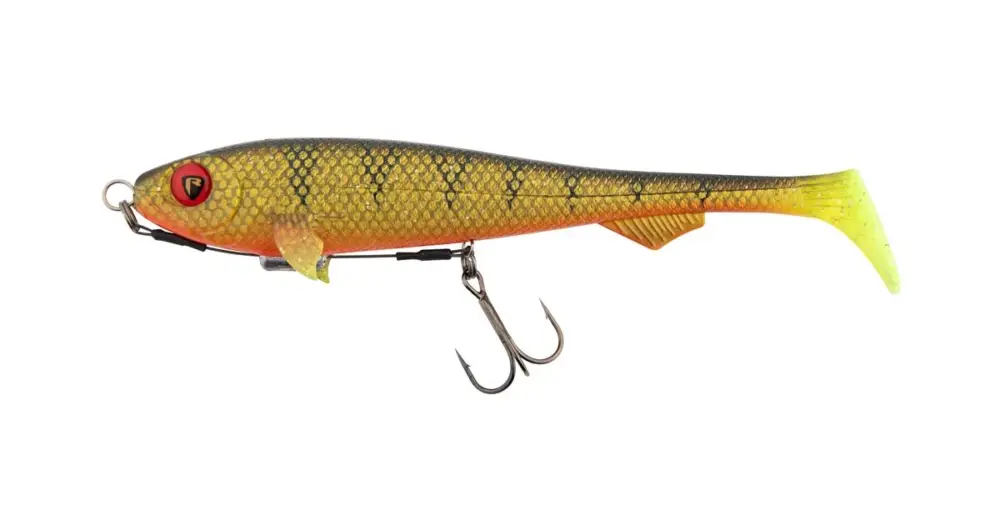 Fox Rage Gumová Nástraha Super Slick Shad Loaded UV Natural Perch - 18 cm Speciální Cena