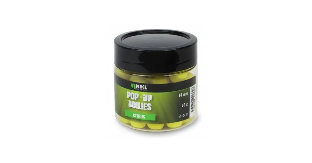 Nová Kolekce Nikl Plovoucí Pop-Up Boilies Citrus