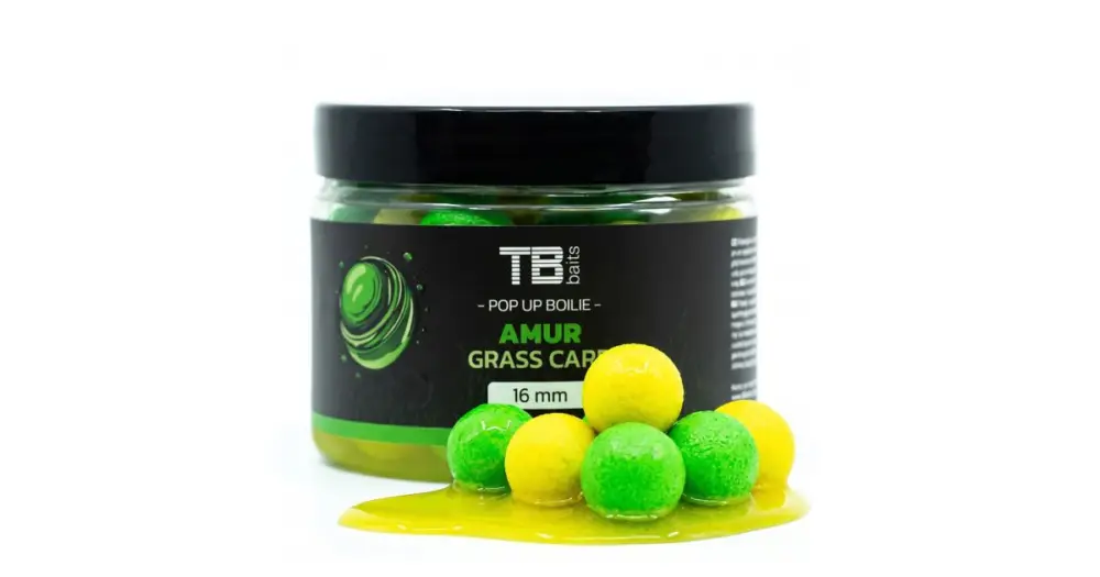 Nová Kolekce TB Baits Plovoucí Boilie Pop up Amur 50 g 16 mm