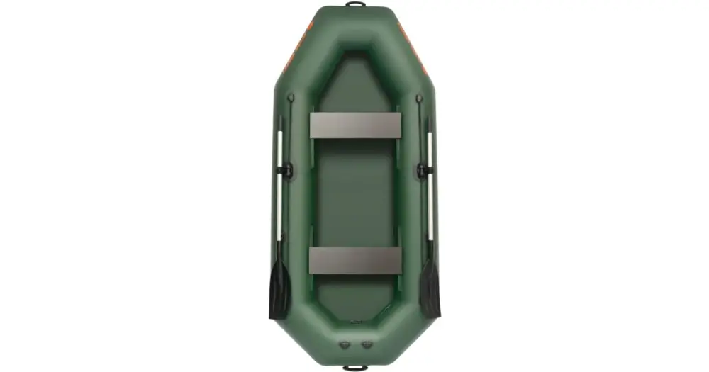 Bezpečná Platba Kolibri Nafukovací Člun K-260TA Zelený 260 cm Vysokotlaká Podlaha Air-deck + Držák Motoru