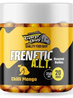 Aktuální Carp Only Dipované Boilies Frenetic A.L.T. Chilli Mango 20 mm 250 ml