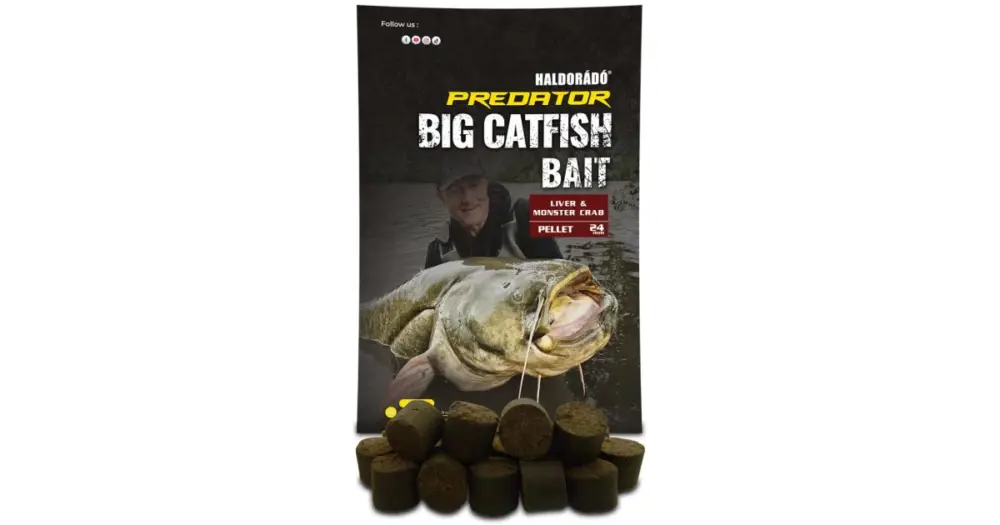 Časově Omezené Haldorádó Pelety Catfish Bait Pellet Liver Monster Crab - 1 kg 24 mm