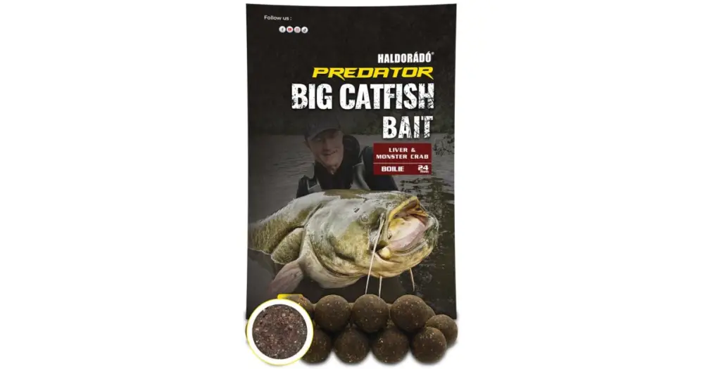 Haldorádó Boilies Catfish Bait Liver Monster Crab 1 kg - 30 mm Expresní Doručení