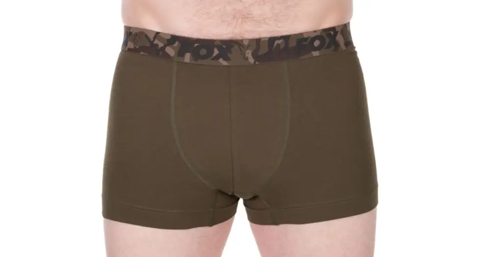 Fox Trenýrky Boxer Shorts Khaki/Black 2 ks - L Nová Kolekce