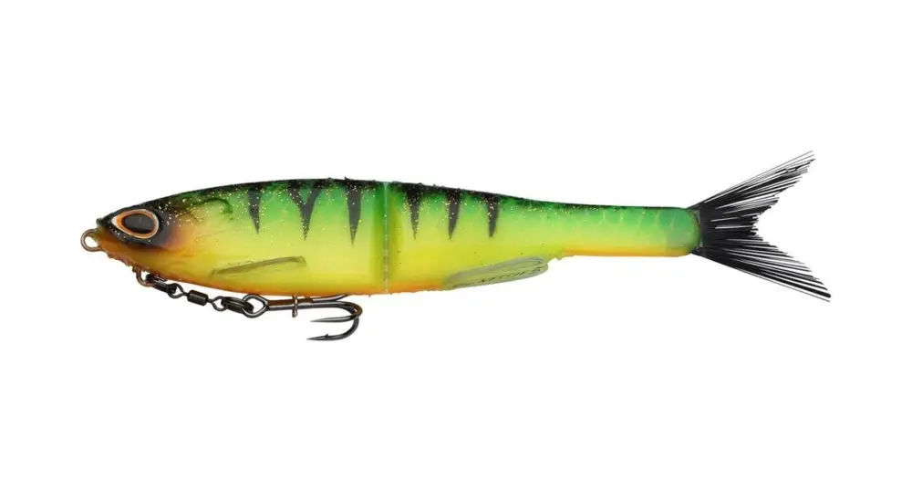 Akční Nabídka Berkley Gumová Nástraha PowerBait Nessie Firetiger - 17 cm 28 g