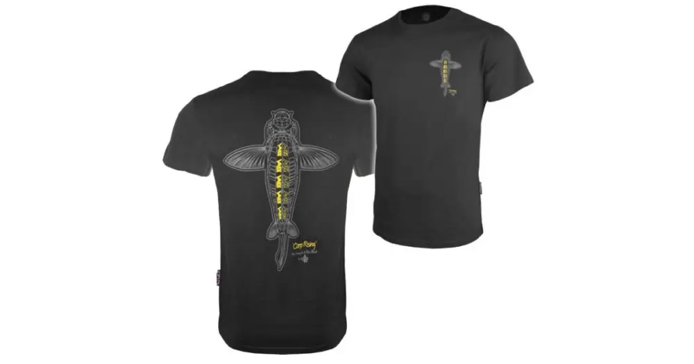 Levný Vass Tričko Carp Rising T-Shirt Black - M