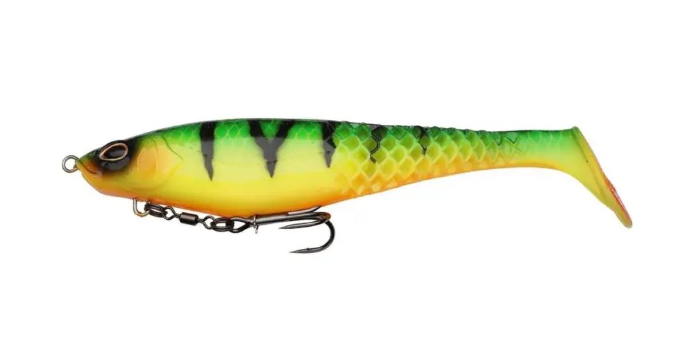 Berkley Gumová Nástraha PowerBait Cullshad Shallow Sinking Firetiger - 15 cm 34 g Aktuální