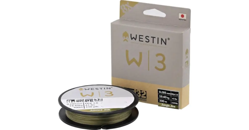 Westin Splétaná Šňůra W3 Deadbait 8-Braid Deadbait Jungle Jive 300 m Super Cena