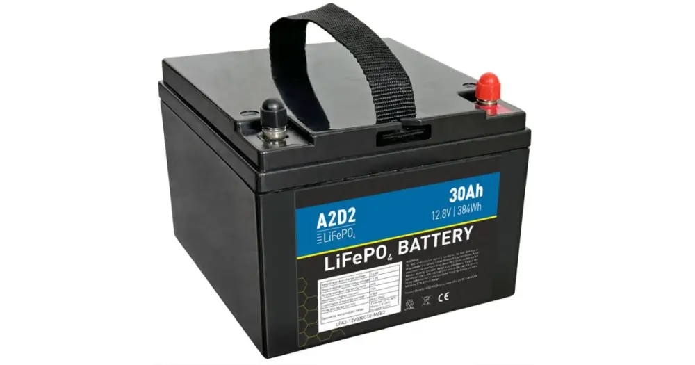 Tovární Cena A2D2 Baterie LiFePo4 12,8 V 30Ah M6 Gotion Cells