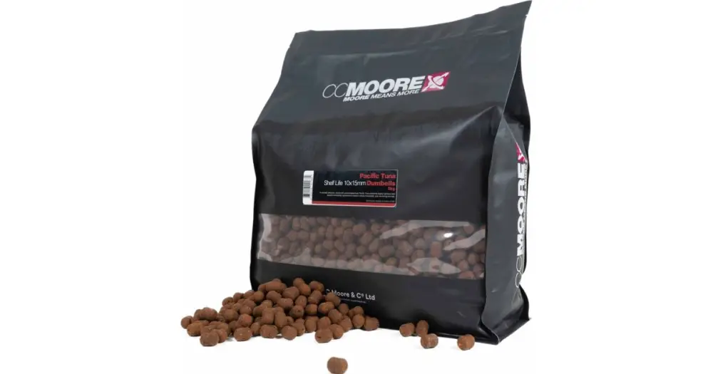 CC Moore Boilies Pacific Tuna Dumbells - 5 kg 15x18 mm Speciální Cena