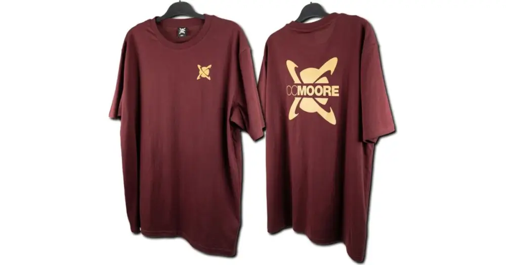 CC Moore Tričko Burgundy T-Shirt Ověřený
