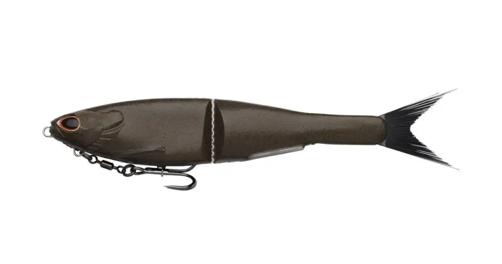 Originální Berkley Gumová Nástraha PowerBait Nessie Green Pumpkin - 22 cm 57 g