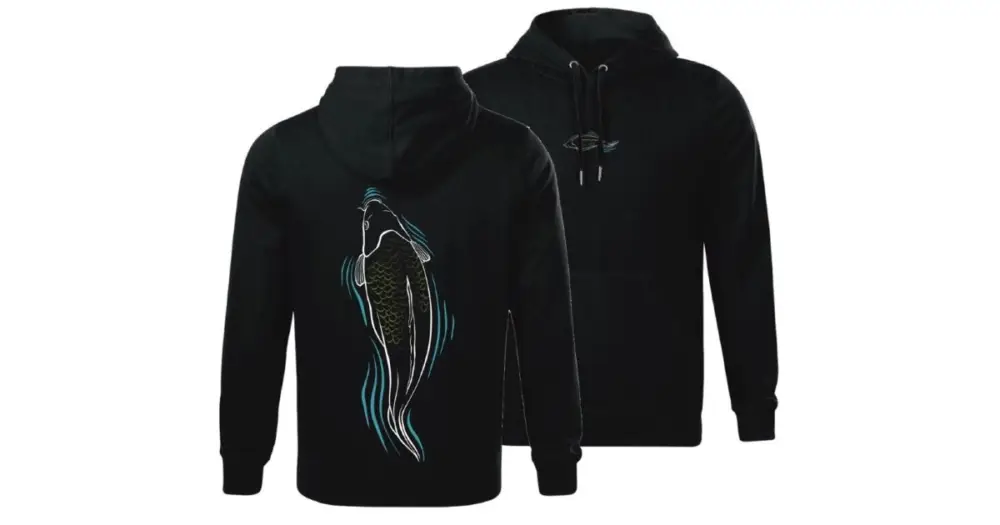 Giants Fishing Mikina Kapr u Hladiny Černá Expresní Doručení