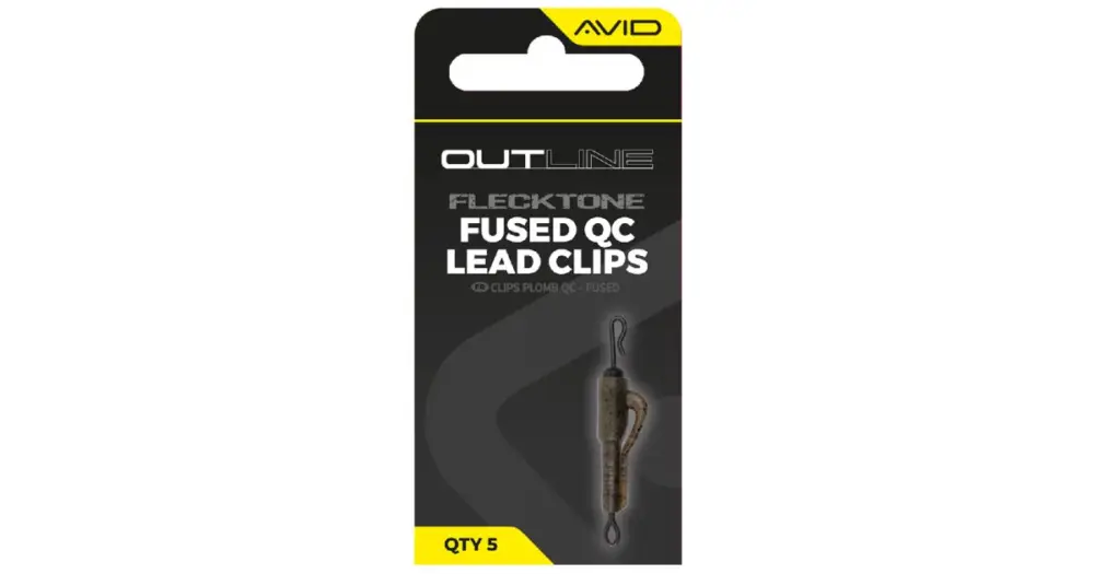 Avid Carp Montáž Outline FleckTone Fused Lead QC Clips Nejlepší Volba