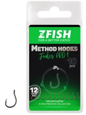 Zfish Háčky Method Feeder Pro 1 10 ks - Velikost 14 Ihned K Objednání