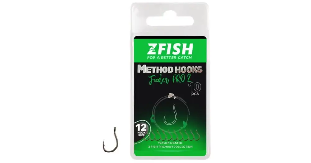 Rychlé Dodání Zfish Háčky Method Feeder Pro 2 10 ks - Velikost 14