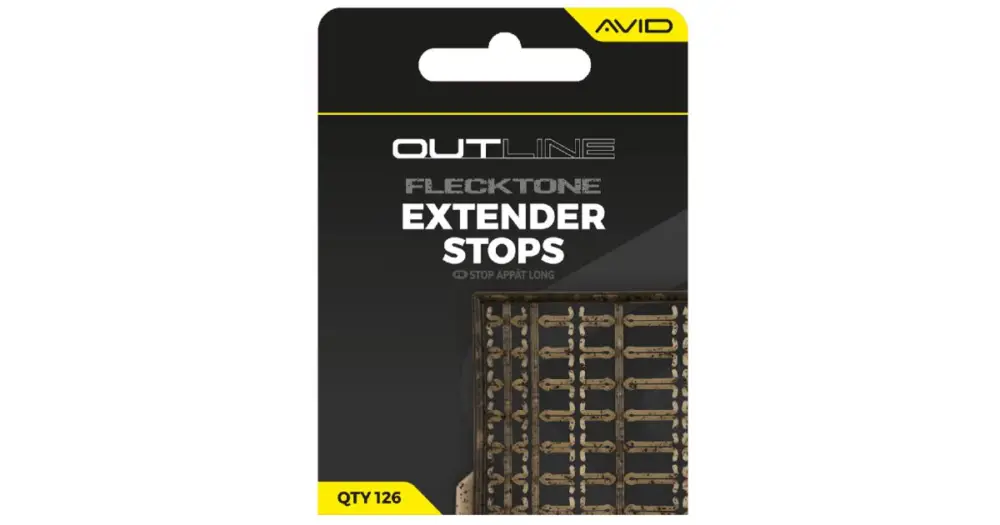 Autentický Avid Carp Zarážky Outline FleckTone Extender Stops