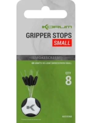 Zlevněný Korum Zarážky Smokescreen Gripper Stops - Small