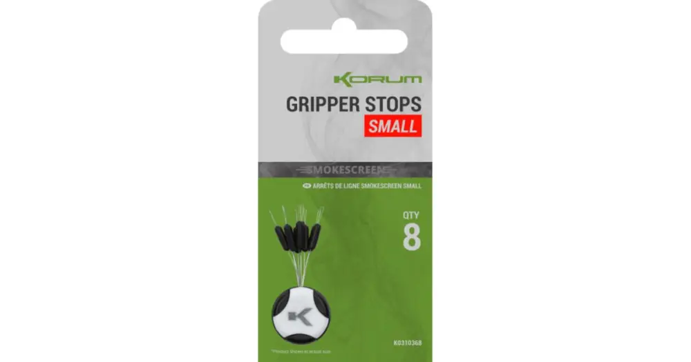 Zlevněný Korum Zarážky Smokescreen Gripper Stops - Small