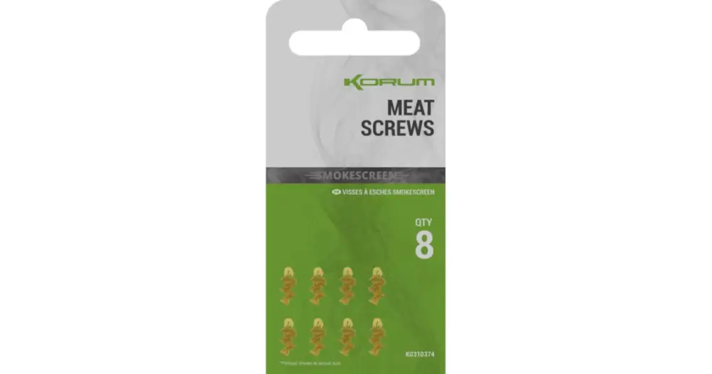 Korum Vrtáčky Smokescreen Meat Screws 8 ks Autentický