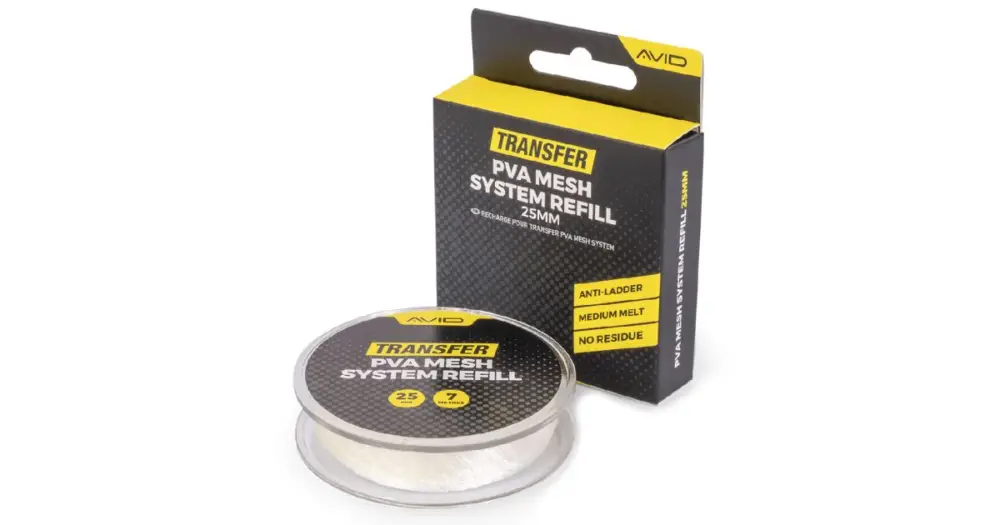 Must-Have Avid Carp Náhradní PVA Punčocha Transfer PVA Mesh System Refill 7 m - 35 mm