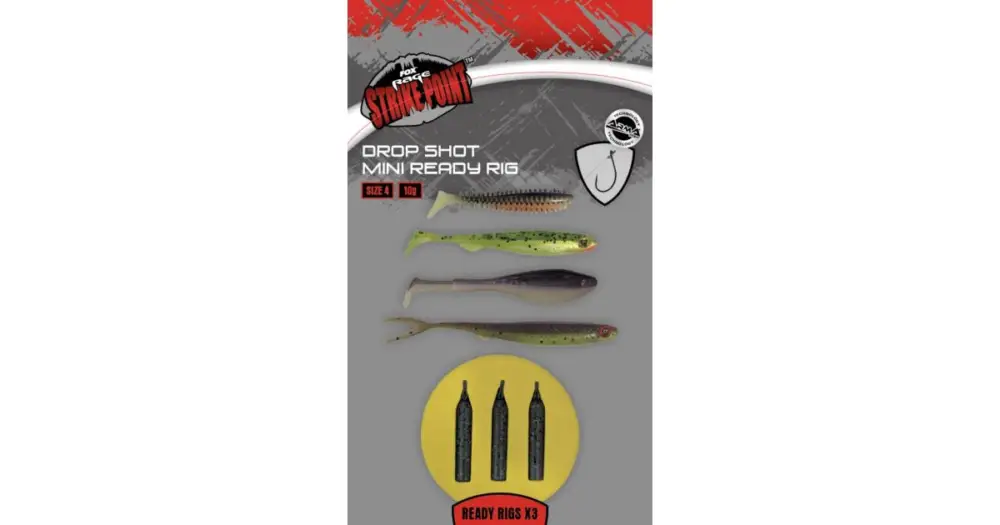 Horká Nabídka Fox Rage Montáž Drop Shot Micro Ready Rig 3 ks - Velikost 4