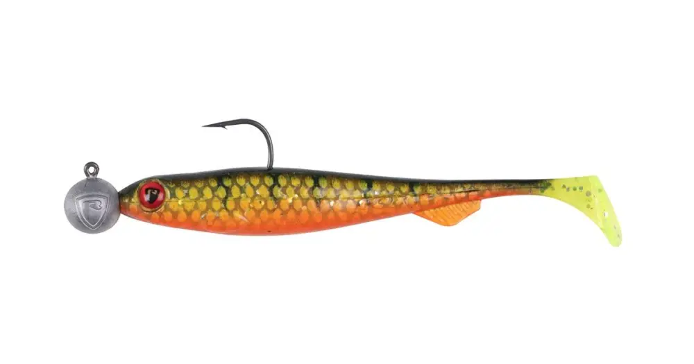 Značkový Fox Rage Gumová Nástraha Loaded Slick Shad UV Natural Perch - 11 cm 10 g