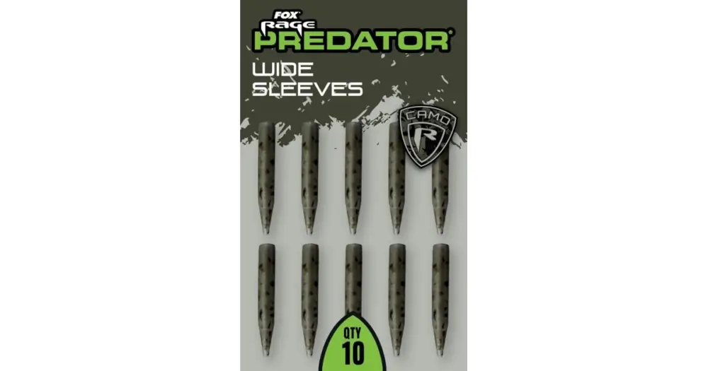 Nejprodávanější Fox Rage Predator Převleky Camo Wide Sleeves 10 ks