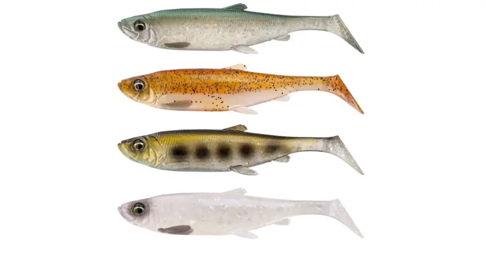 Cenová Bomba Savage Gear Gumová Nástraha 3D Herring Shad Clear Water Mix 4 ks - 9 cm 5 g